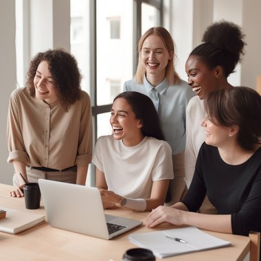 Eine unterhaltsame Arbeitsatmosphäre belebt den Arbeitsplatz